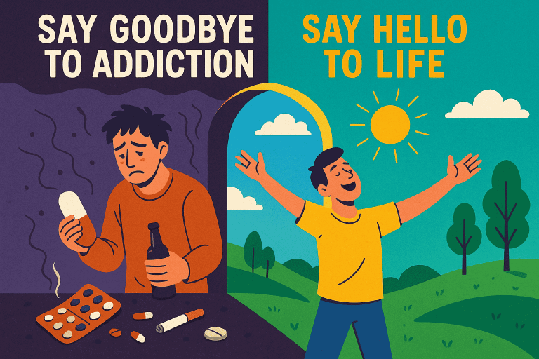 Say Goodbye to Addiction, Say Hello to Life