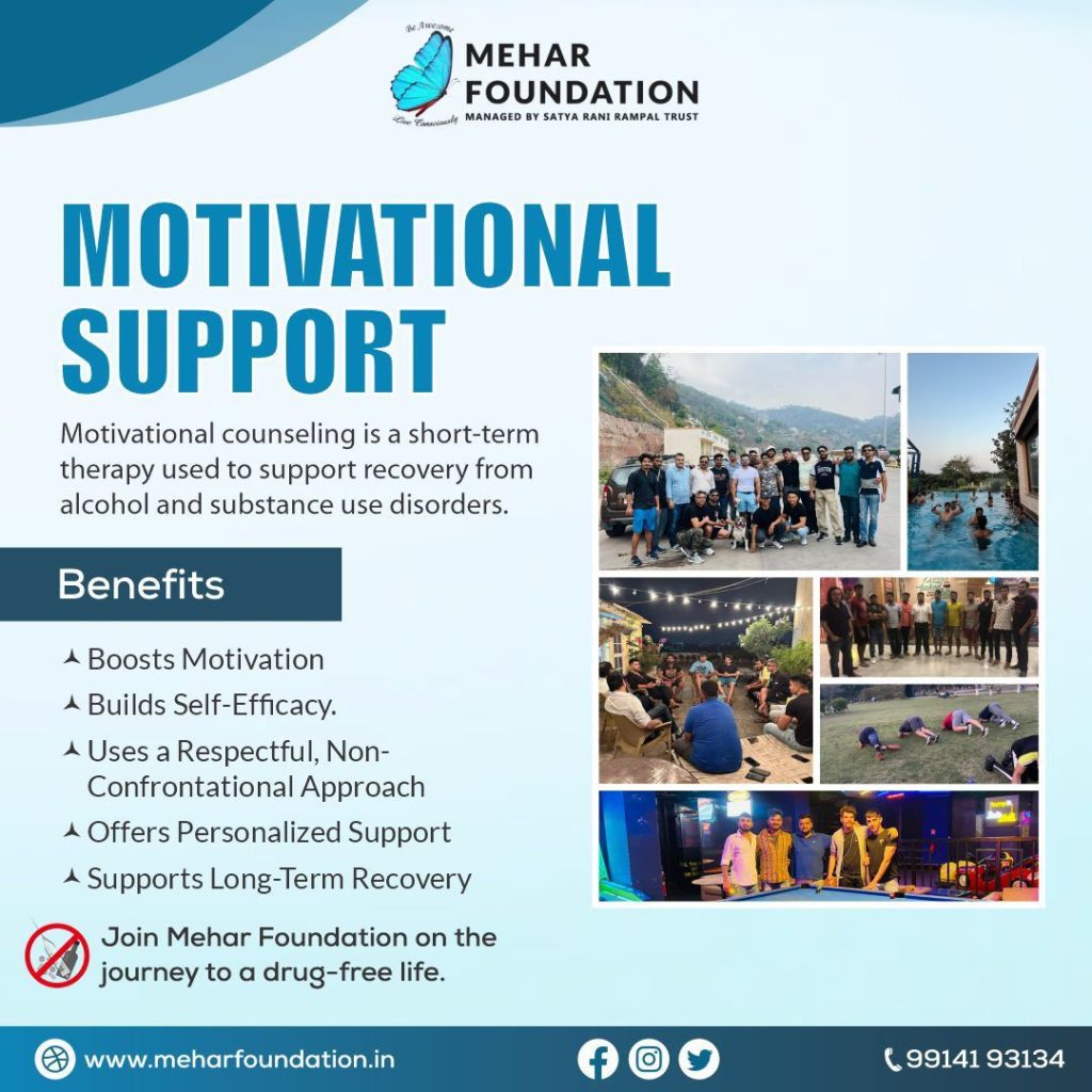 motivational support - Nasha Mukti Kendra in Punjab