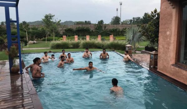 swimming